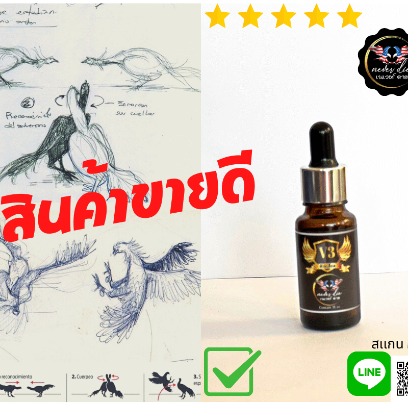 โด๊ปV.3 ป้องกันการตกเลือกสำหรับไก่ชนเนเวอร์ดายน์NEVER DIE (PDF)